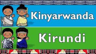 BANTU: KINYARWANDA & KIRUNDI