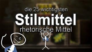 Die 25 wichtigsten Stilmittel | rhetorischen Mittel