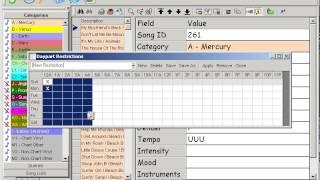 MusicMaster Walkthrough - Library Maintenance: Controlling song usage with Dayparting