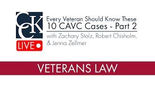 10 CAVC Cases Every Veteran Should Know - Part 2