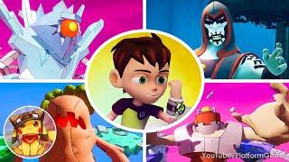 All Boss Fights & Ending - Ben 10 Power Trip [1080p]