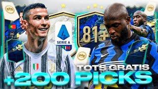 ¡ABRO +200 PICKS +80 DE LA SERIE A SIN PARAR! | ¿COMO CONSEGUIR TOTS SERIE A CASI GRATIS? | FIFA 21