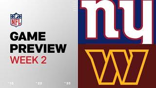 New York Giants vs. Washington Commanders | 2024 Week 2 Game Preview