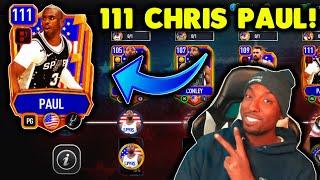 HOW TO CLAIM NEW 111 OVR VETERANS GRANDMASTER CHRIS PAUL IN NBA LIVE MOBILE SEASON 8!