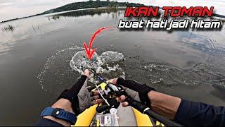 Casting Toman buat hati jadi HITAM gais | metanium dc | Rod ExpTrident #vlog25 #fishing #animals