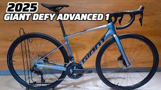 2025 GIANT DEFY ADVANCED 1 XS FROST SILVER + WEIGHT W/O PEDAL