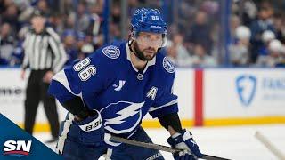 Lightning's Kucherov Ejected After Knee-On-Knee Collision With Tkachuk