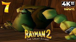 Rayman 2: The Great Escape (PC) - 4K60 Walkthrough 100% Chapter 7 - The Menhir Hills, Part 1