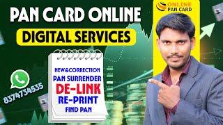 List of our services||pan Aadhar Link||Pan Card surrender||pan Card correction