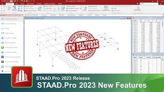 STAAD.Pro 2023 - New Release