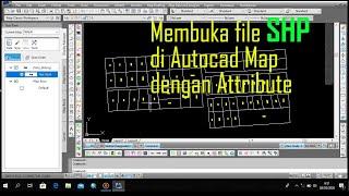 Buka file SHP di Autocad