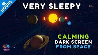 Baby Planets Song Lullaby 12 hours - Planets Lullaby for Babies no. 47 DARK SCREEN