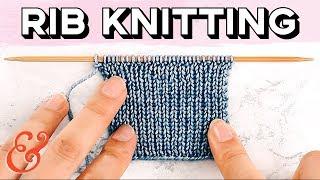 Rib Stitch for Beginners: 1x1 and 2x2 Rib