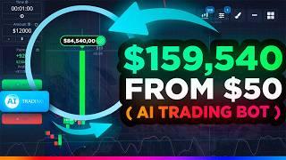 $50 TO $159,50 WITH AI TRADING BOT ON POCKET OPTION | POCKET OPTION BOT | BINARY OPTION STRATEGY