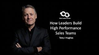 Sales Leader Forum Tony Hughes October 2019