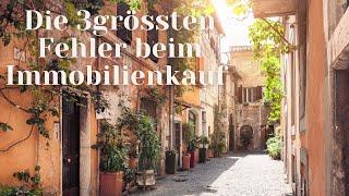 Die 3 grössten Fehler beim Immobilienkauf in Italien #italien #immobilienkauf