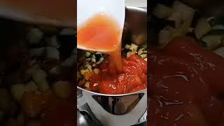 PACCHERI AL RAGÙ DI VERDURE #shorts#asmr