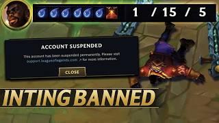 RIOT IS FINALLY BANNING INTING - League of Legends