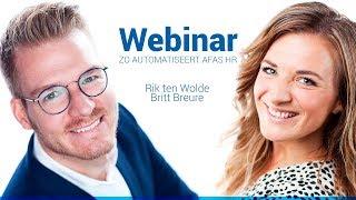 Webinar Zo automatiseert AFAS HR