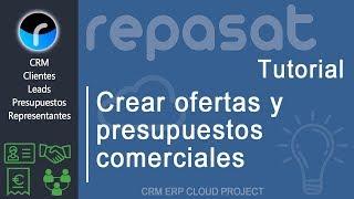 Repasat: Crear presupuestos y ofertas comerciales (CRM y Gestión Comercial)