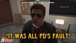 Lil Tuggz Tells Captain Slacks The Reason Why CG Wiped The PD At Maze Banks | Nopixel 4.0