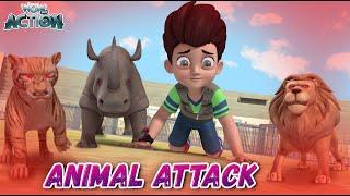 Animal Attack | Kicko & Super Speedo | Hindi Popular Cartoon | Full Movie