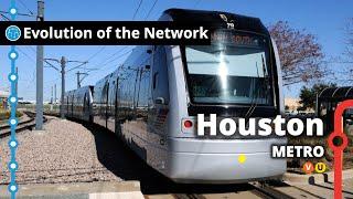 Houston's Light Rail Network Evolution