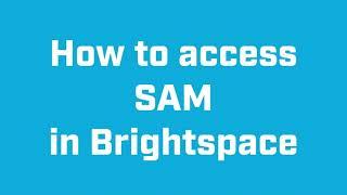 How to Access Your Digital Material - SAM