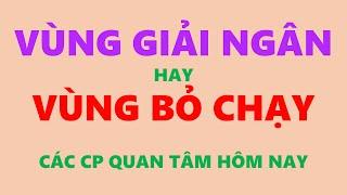 Vùng giải ngân hay vùng bỏ chạy. Các cổ phiếu quan tâm