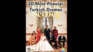 20 Most Popular Turkish Dramas English Subtitles #best  #interesting