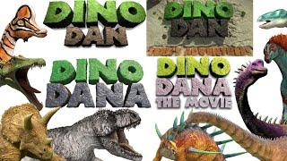 all Dino Dan, Dino Dan Trek's adventures and Dino Dana dinosaurs