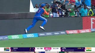 SuryaKumar Yadav's unbelievale catch to dismiss David Miller in T20 WORLDCUP FINAL against SA |