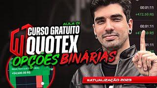 CURSO GRATUITO OPÇÕES BINÁRIAS NA QUOTEX - ATUALIZADO 2023!