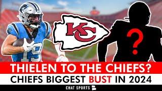 Adam Thielen WANTS To Be A Chief? Bleacher Report's SURPRISING Chiefs Biggest Bust Player Is..?