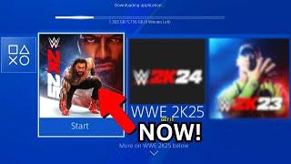 WWE 2K25 is AVAILABLE NOW to DOWNLOAD for the BLOODLINE & DEADMAN EDITIONS on PS4