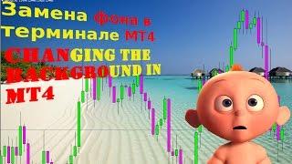 Смена фона в терминале MT4 | Changing the background in mt4