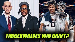 The Minnesota Timberwolves Are NBA Draft Winners Drafting Rob Dillingham And Terrence Shannon Jr!