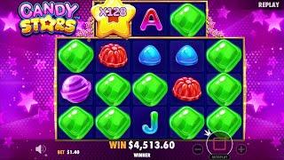 MAX WIN ON CANDY STARS (5000X)