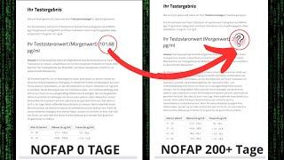 NoFap 0 Tage VS NoFap +200 Tage [Testosteron-Test]