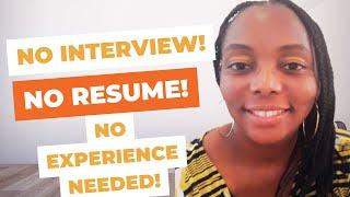 No Interview! No Resume! No Experience Needed! Work From Home Jobs 2023!| Remote Jobs| WFH Jobs