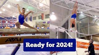 Leanne Wong showcases 2024 Gymnastics Routines - Florida Gators December Intrasquad