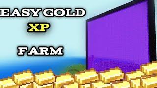 Easy gold farm in minecraft( mcpe/ Bedrock /xbox)