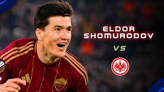 Eldor Shomurodov vs Eintracht | Shomurodov scored another goal in the Europa League (30/01/2025)