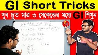 GI short tricks for competitive exams . For IBPS | SSC | CGL| CSAT | CAT | MAT | GI trick