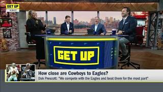 Dak Prescott: The COWBOYS COMPETE W/ THE EAGLES?  'He HAS to say that!' - Jeff Saturday | Get Up