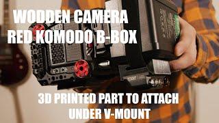 ATTACH RED KOMODO B-BOX UNDER V MOUNT BATTERY