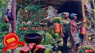 Making Kithul Treacle | කිතුල් පැණි හදන හැටි | ගල්ලෙනක දින දෙකක් | 4K