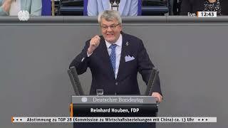 Houben (FDP): "Wir sind in einer neuen Phase der geopolitischen Globalisierung" | Bundestag