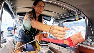 WILD SEAS & BIG FISH!! Rounding the Cape of MADAGASCAR! Sailing Reunion Island to Madagascar. Ep 381