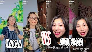 TIKTOK PESAING BARU CACAA VS AIYUNNA // TIKTOK SLOWMO TERBARU